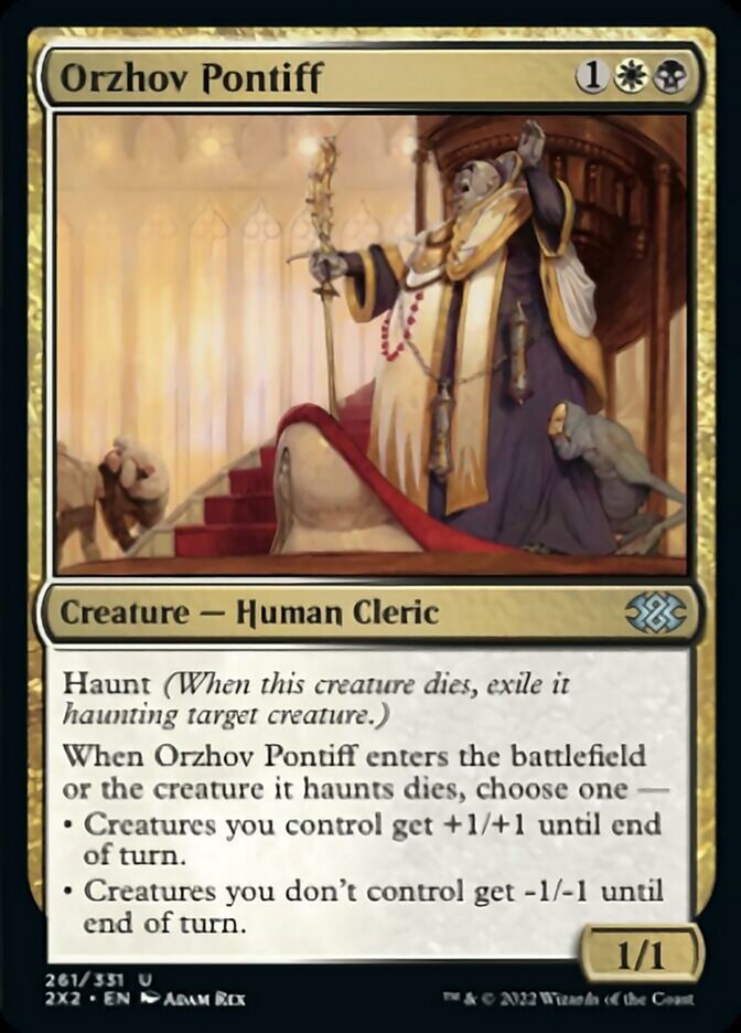 Orzhov Pontiff [Double Masters 2022] | Shuffle n Cut Hobbies & Games