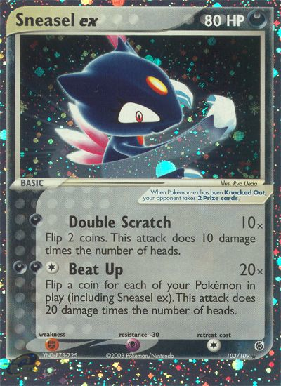 Sneasel ex (103/109) [EX: Ruby & Sapphire] | Shuffle n Cut Hobbies & Games