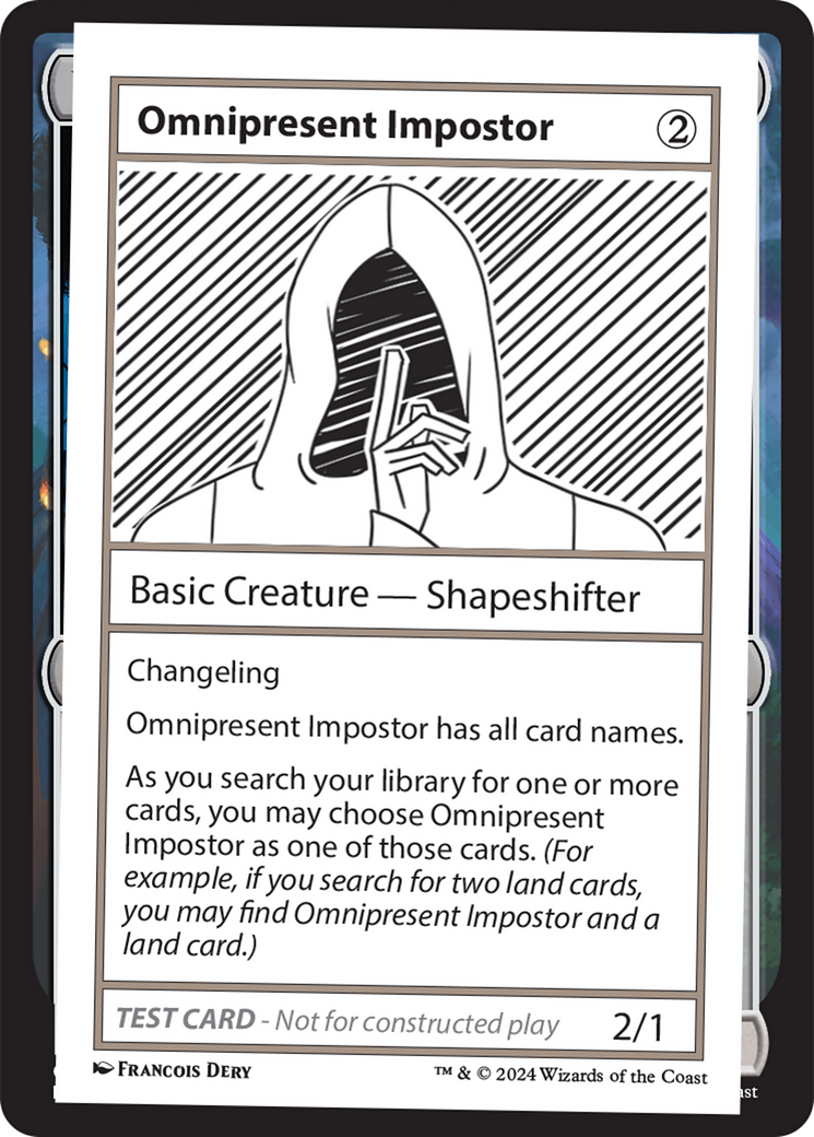 Omnipresent Impostor [Mystery Booster 2 Playtest Cards] | Shuffle n Cut Hobbies & Games