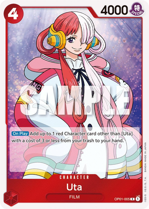 Uta (Demo Deck 2023) [One Piece Promotion Cards] | Shuffle n Cut Hobbies & Games