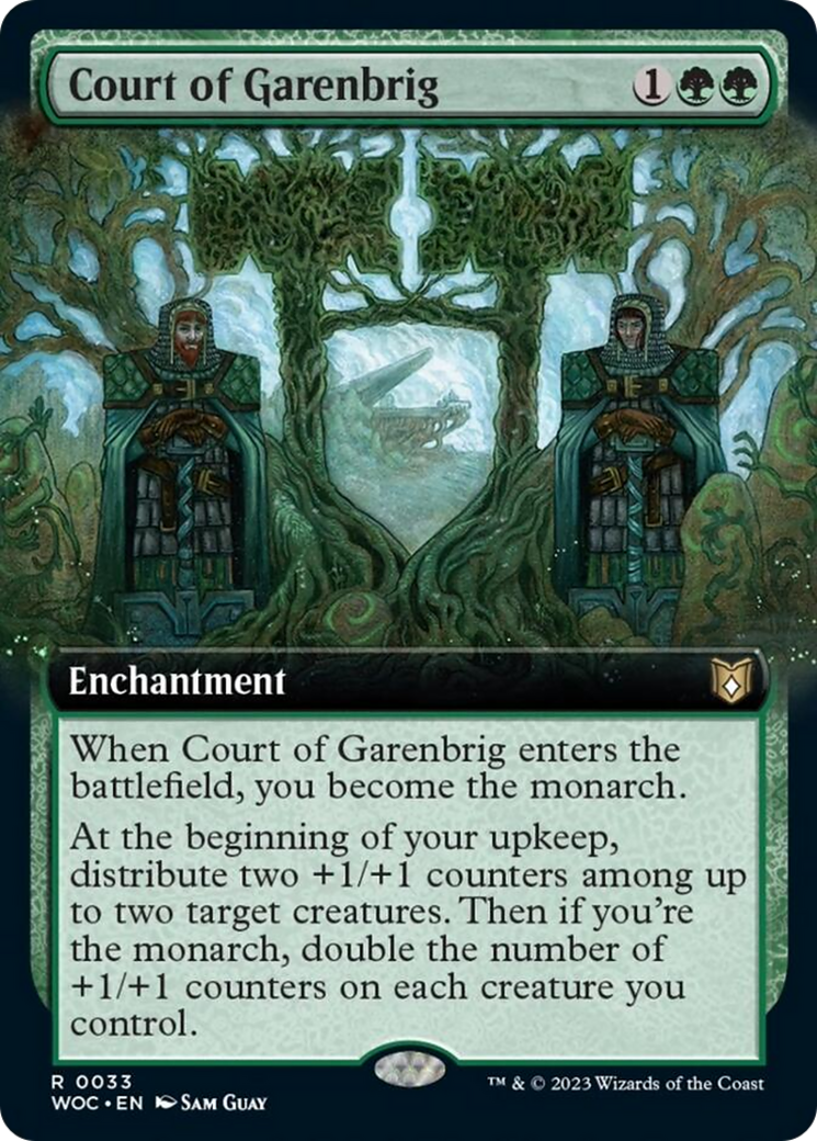 Court of Garenbrig (Extended Art) [Wilds of Eldraine Commander] | Shuffle n Cut Hobbies & Games