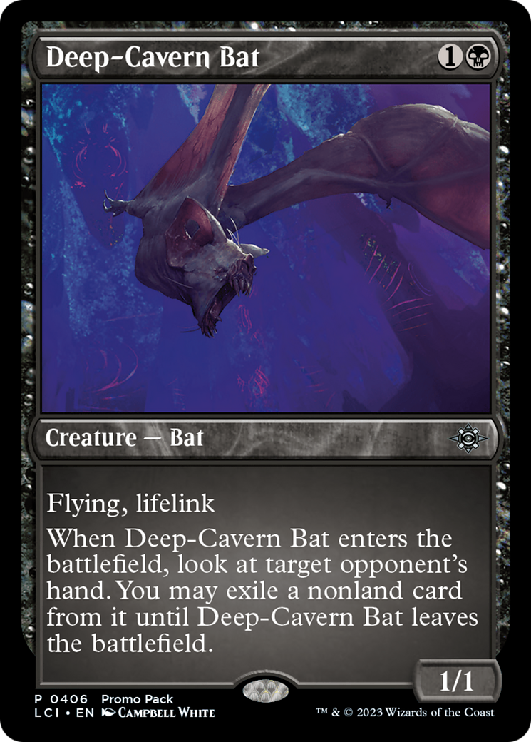 Deep-Cavern Bat [The Lost Caverns of Ixalan Promos] | Shuffle n Cut Hobbies & Games