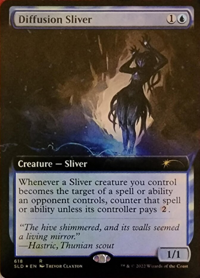 Diffusion Sliver (Extended Art) [Secret Lair Drop Promos] | Shuffle n Cut Hobbies & Games