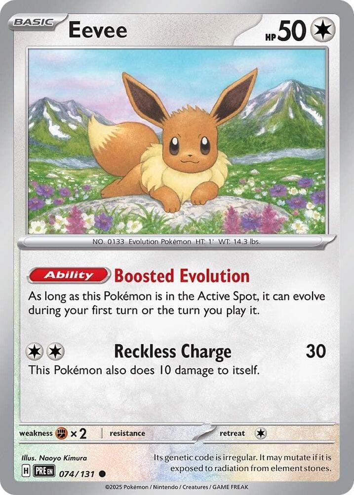 Eevee (074/131) [Scarlet & Violet: Prismatic Evolutions] | Shuffle n Cut Hobbies & Games