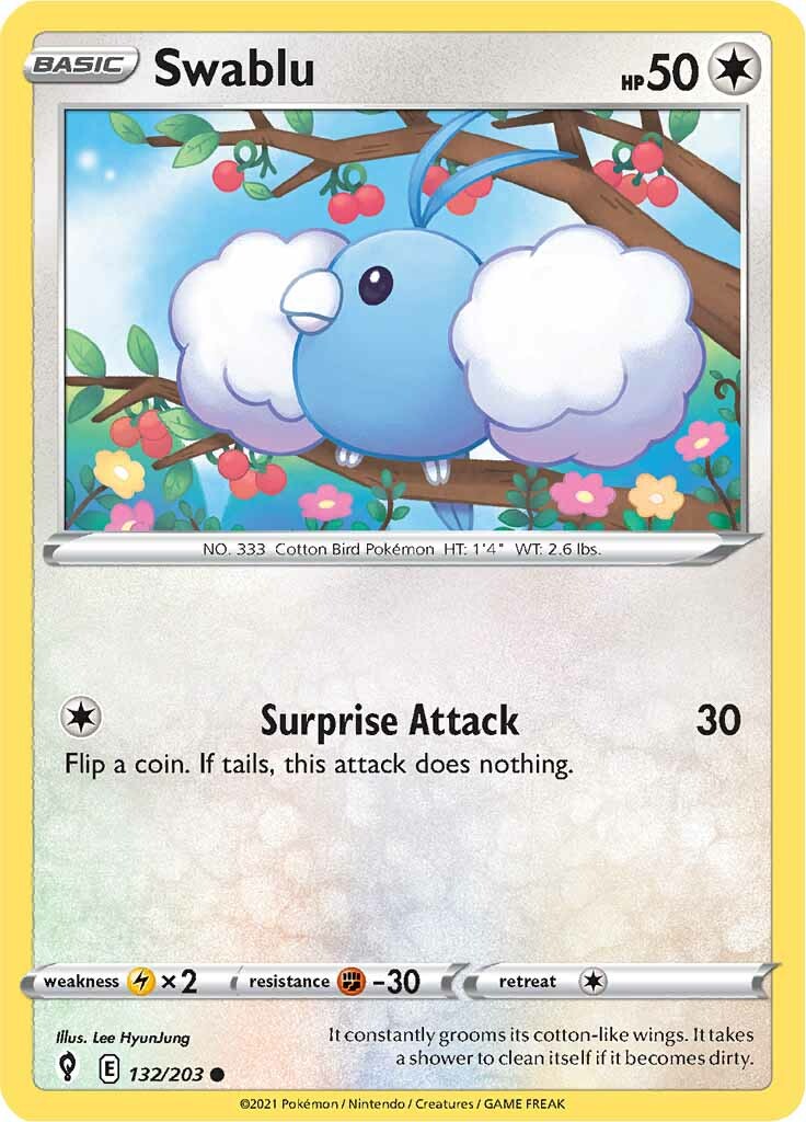 Swablu (132/203) [Sword & Shield: Evolving Skies] | Shuffle n Cut Hobbies & Games