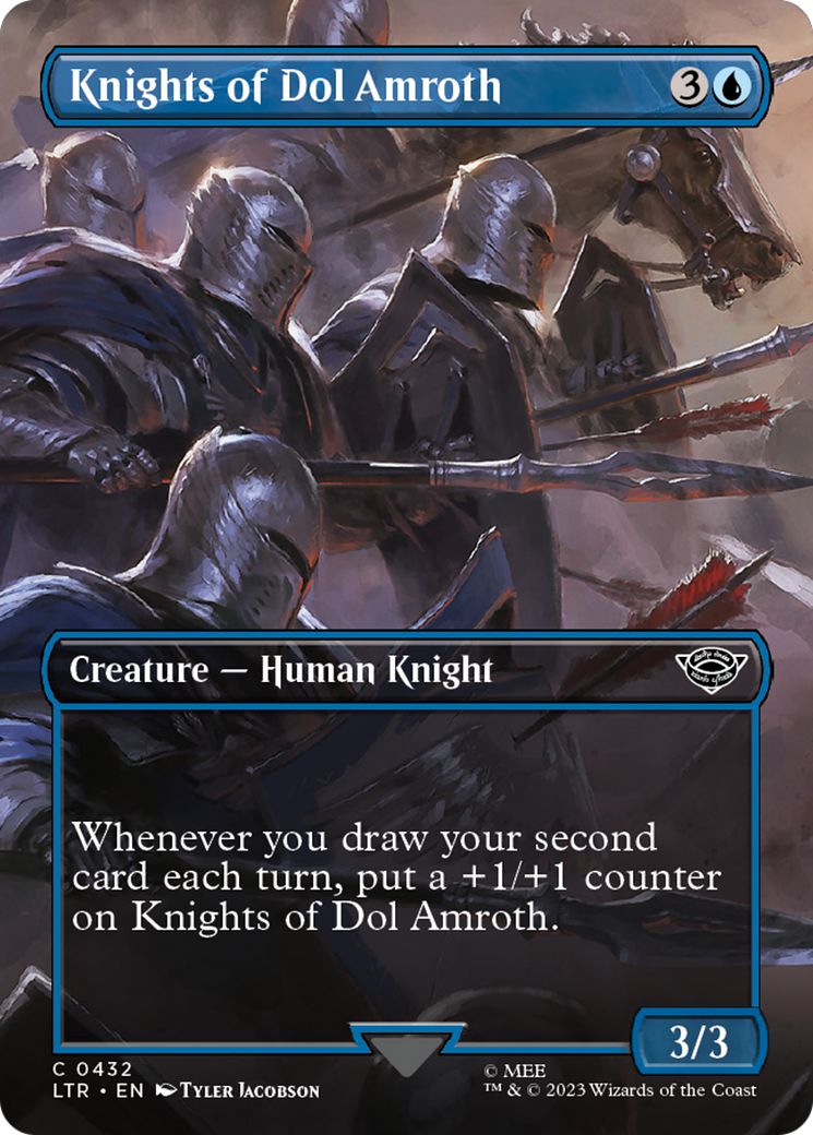 Knights of Dol Amroth (Borderless Alternate Art) [The Lord of the Rings: Tales of Middle-Earth] | Shuffle n Cut Hobbies & Games