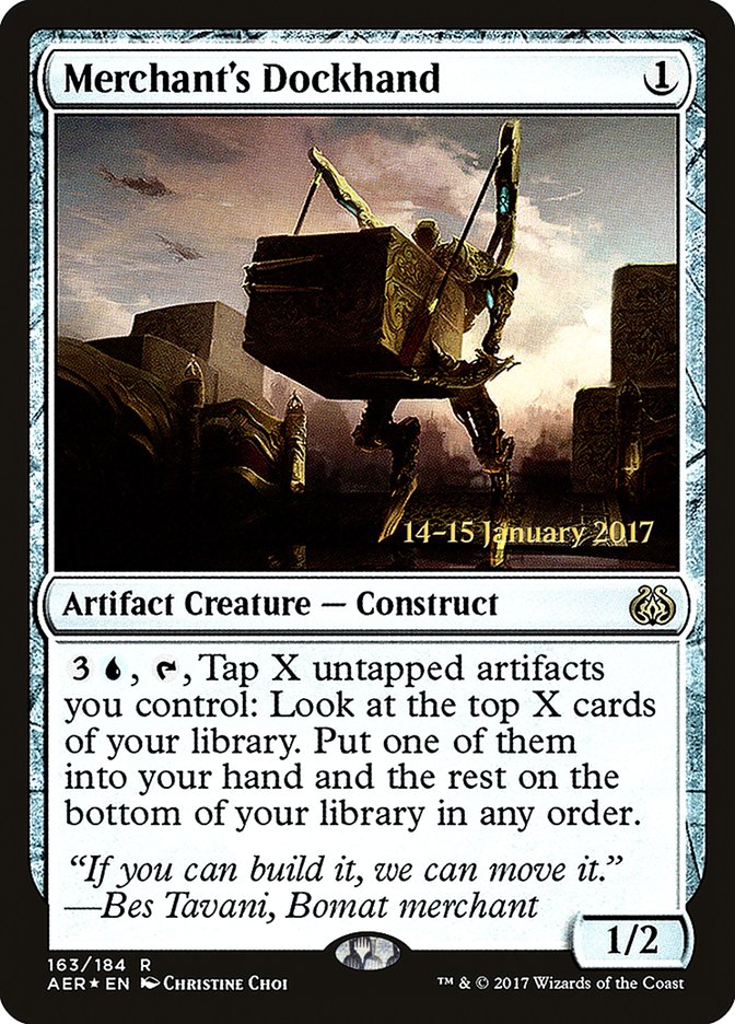 Merchant's Dockhand [Aether Revolt Prerelease Promos] | Shuffle n Cut Hobbies & Games