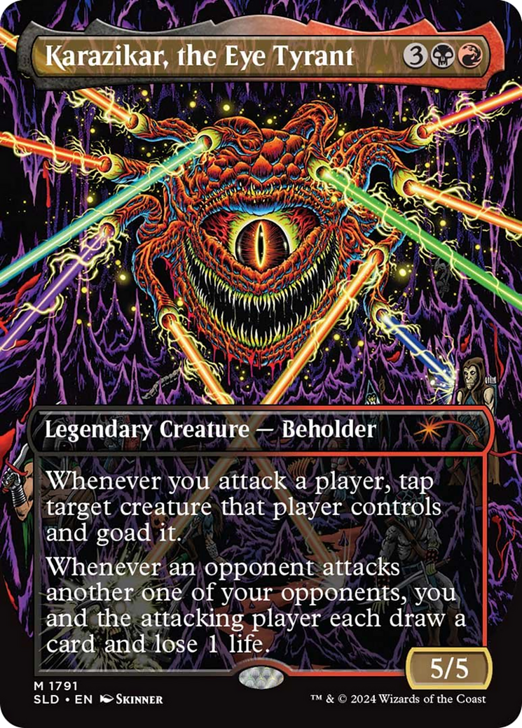 Karazikar, the Eye Tyrant (Rainbow Foil) [Secret Lair Drop Series] | Shuffle n Cut Hobbies & Games