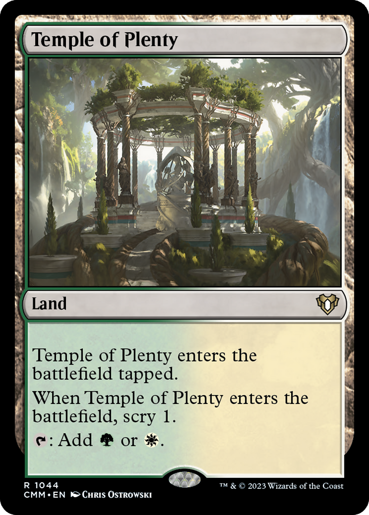 Temple of Plenty [Commander Masters] | Shuffle n Cut Hobbies & Games