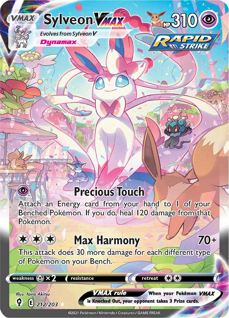 Sylveon VMAX (212/203) [Sword & Shield: Evolving Skies] | Shuffle n Cut Hobbies & Games