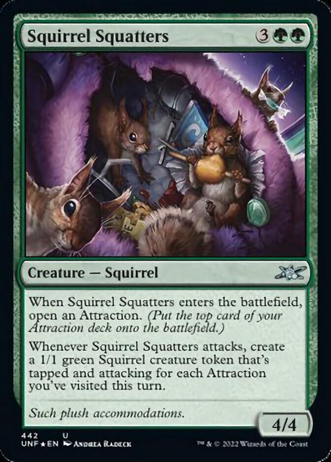 Squirrel Squatters (Galaxy Foil) [Unfinity] | Shuffle n Cut Hobbies & Games