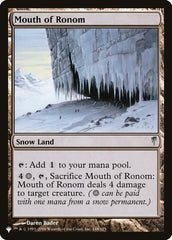 Mouth of Ronom [The List] | Shuffle n Cut Hobbies & Games