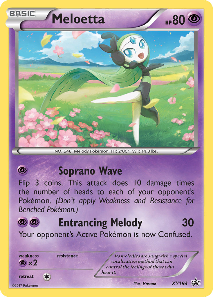 Meloetta (XY193) [XY: Black Star Promos] | Shuffle n Cut Hobbies & Games