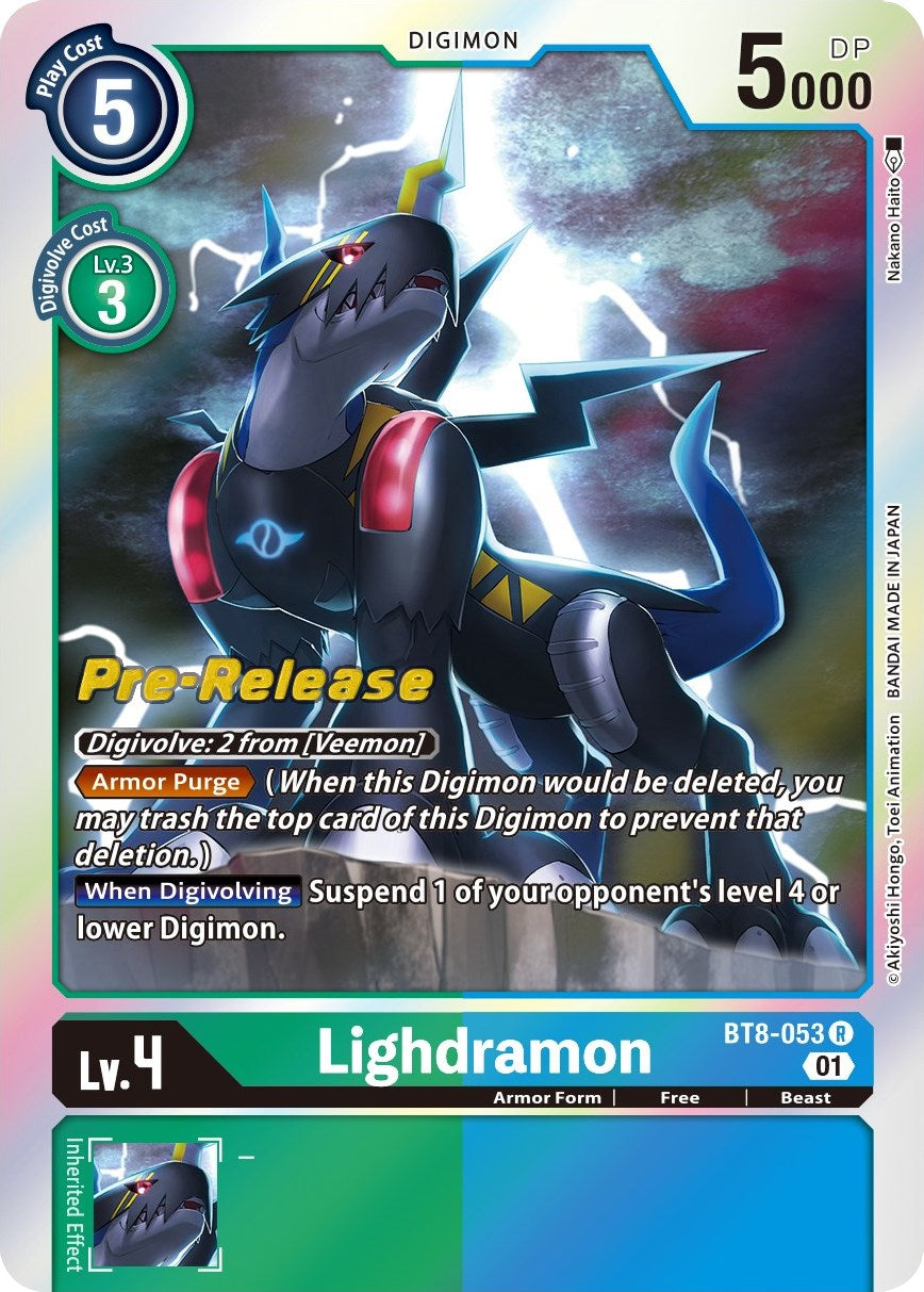 Lighdramon [BT8-053] [New Awakening Pre-Release Cards] | Shuffle n Cut Hobbies & Games