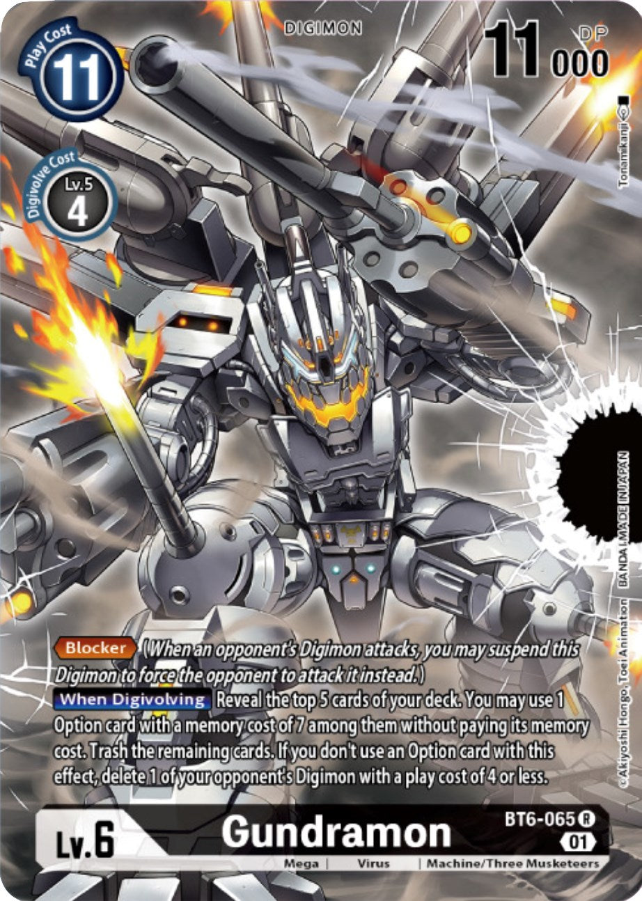 Gundramon [BT6-065] (Digimon Card Game Deck Box Set) [Double Diamond Promos] | Shuffle n Cut Hobbies & Games