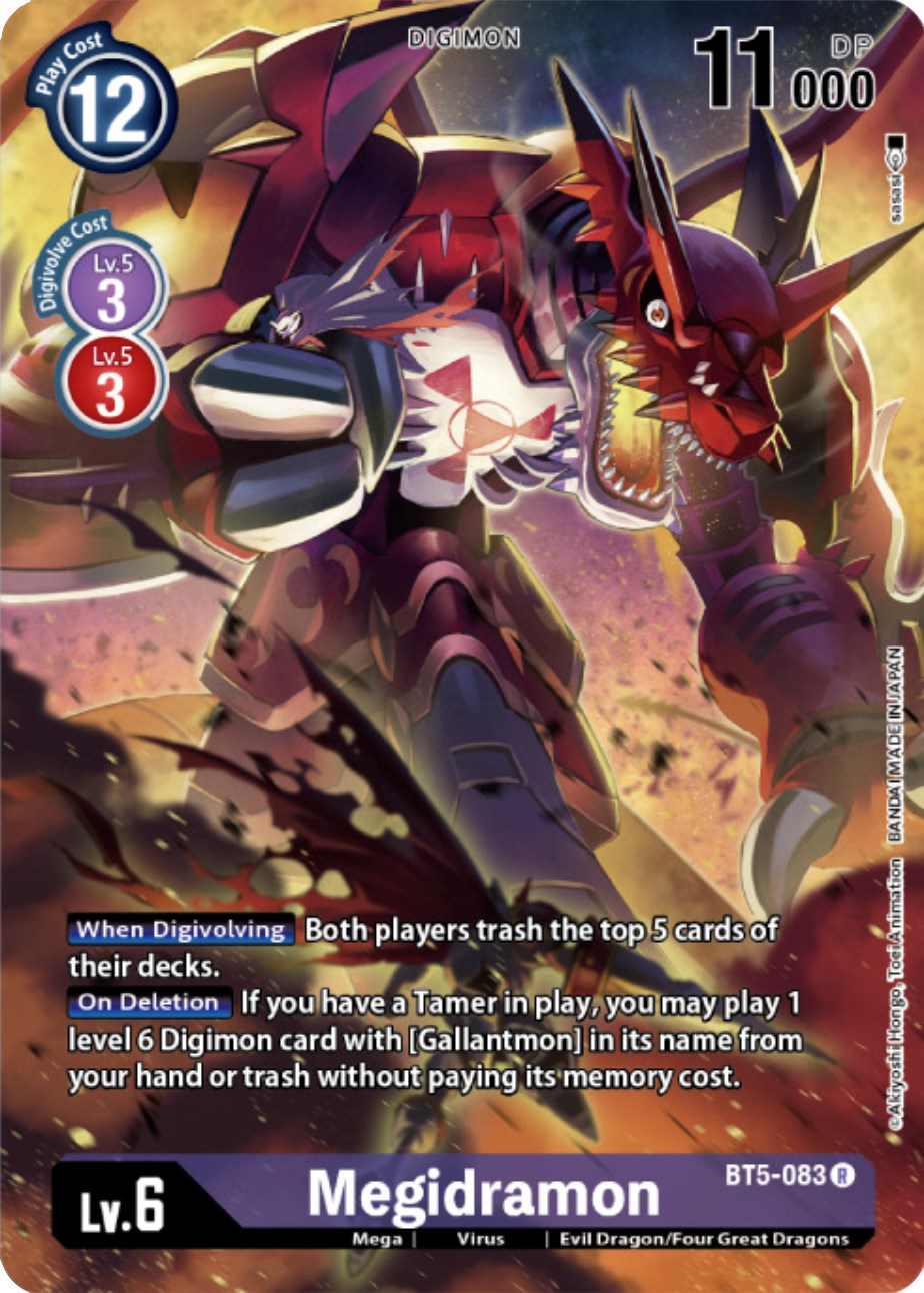 Megidramon [BT5-083] (Digimon Card Game Deck Box Set) [Battle of Omni Promos] | Shuffle n Cut Hobbies & Games