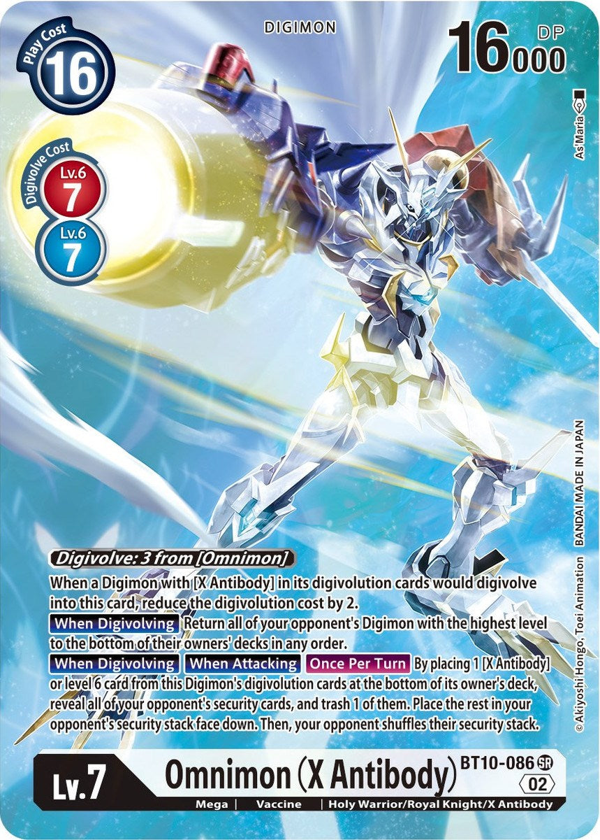 Omnimon (X Antibody) [BT10-086] (Alternate Art) [Xros Encounter] | Shuffle n Cut Hobbies & Games