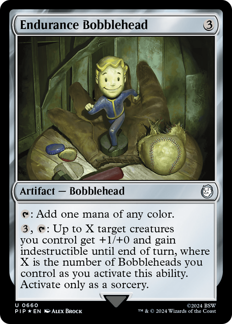 Endurance Bobblehead (Surge Foil) [Fallout] | Shuffle n Cut Hobbies & Games