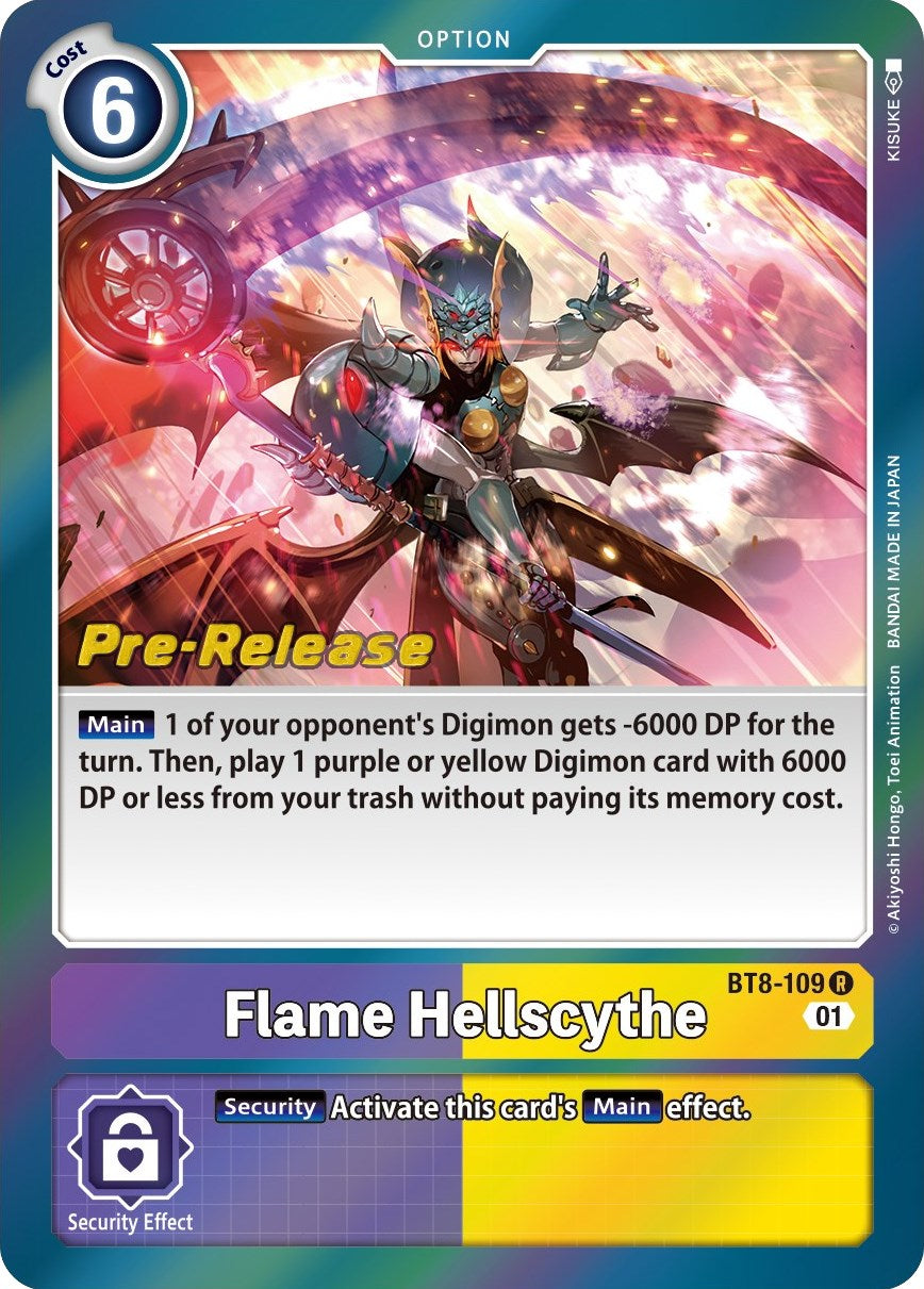 Flame Hellscythe [BT8-109] [New Awakening Pre-Release Cards] | Shuffle n Cut Hobbies & Games