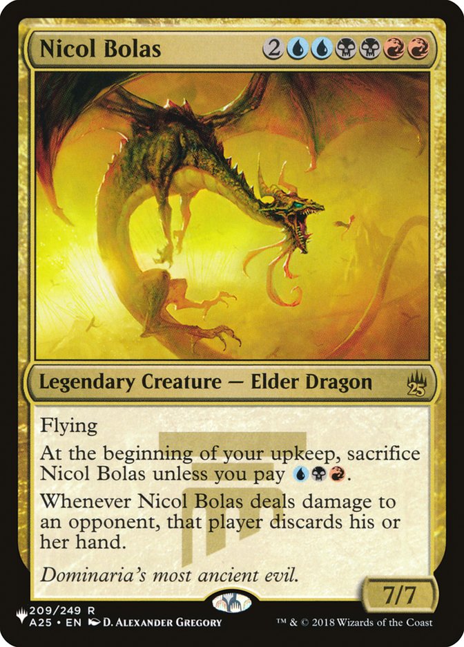 Nicol Bolas [The List] | Shuffle n Cut Hobbies & Games