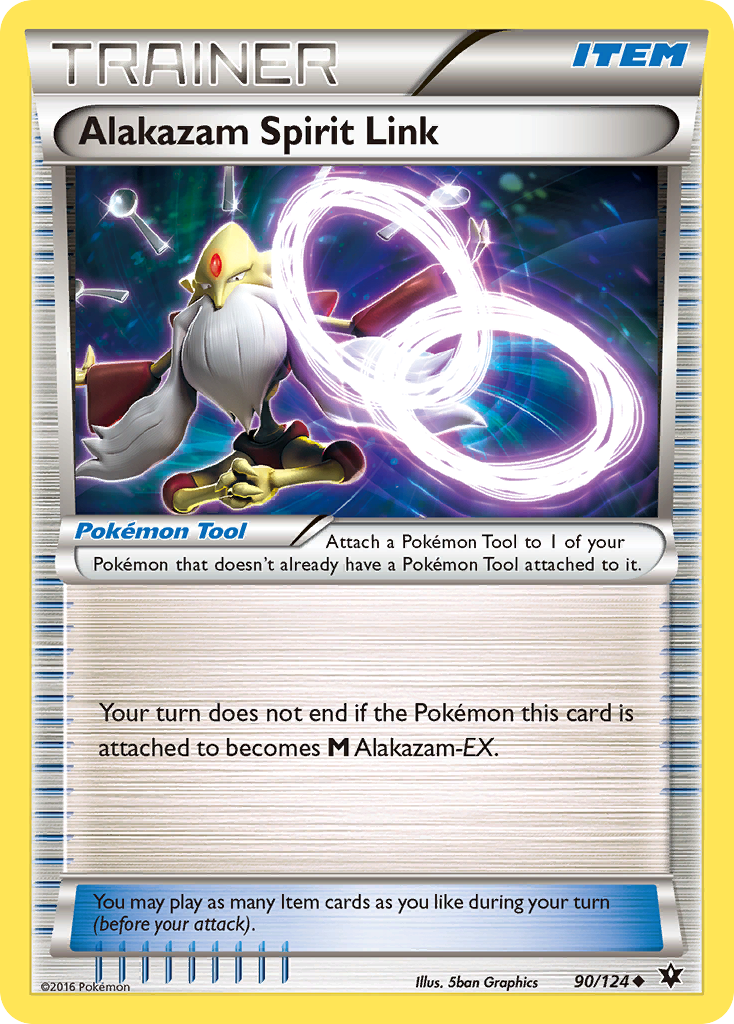 Alakazam Spirit Link (90/124) [XY: Fates Collide] | Shuffle n Cut Hobbies & Games