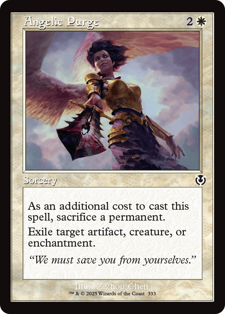 Angelic Purge (Retro Frame) [Innistrad Remastered] | Shuffle n Cut Hobbies & Games