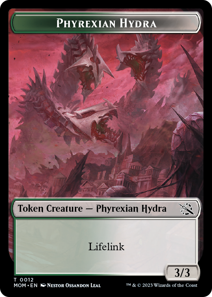 Phyrexian Hydra Token (12) [March of the Machine Tokens] | Shuffle n Cut Hobbies & Games