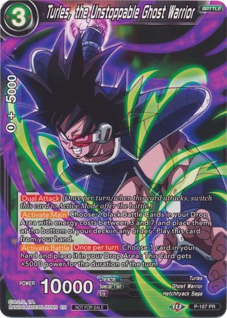 Turles, the Unstoppable Ghost Warrior (P-167) [Promotion Cards] | Shuffle n Cut Hobbies & Games