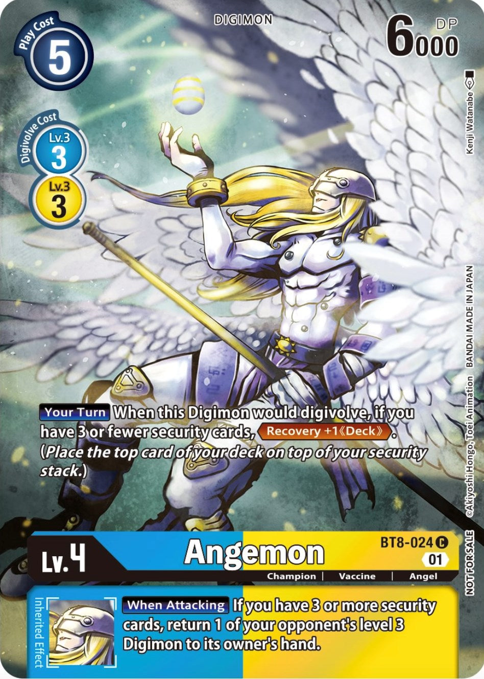 Angemon [BT8-024] (Official Tournament Pack Vol.9) [New Awakening Promos] | Shuffle n Cut Hobbies & Games