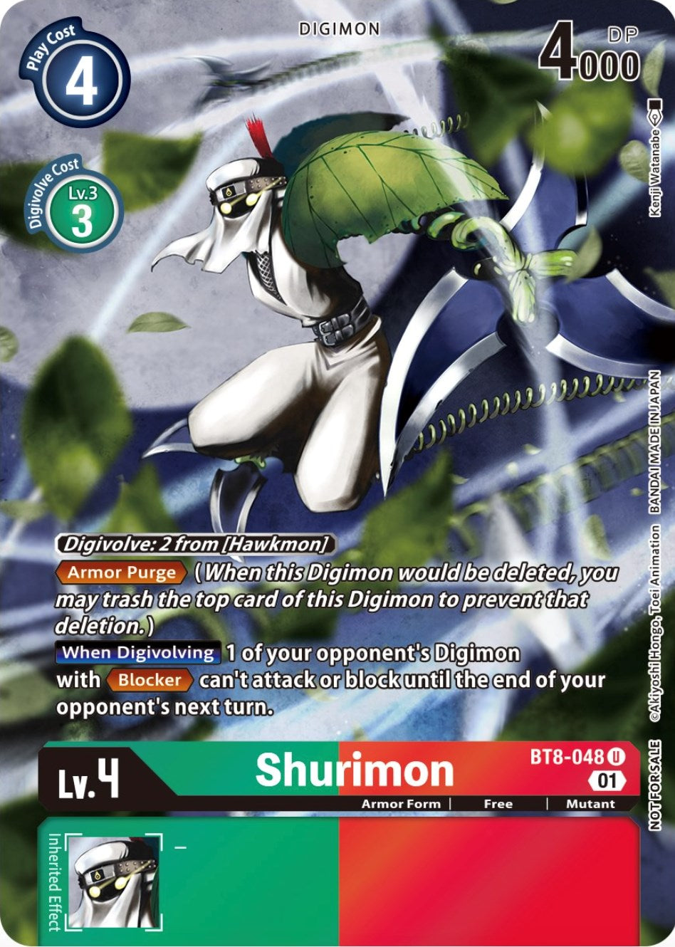 Shurimon [BT8-048] (Official Tournament Pack Vol.9) [New Awakening Promos] | Shuffle n Cut Hobbies & Games