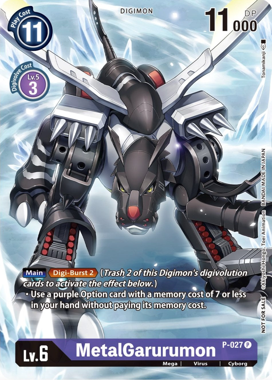 MetalGarurumon [P-027] (Winner Pack Across Time) [Promotional Cards] | Shuffle n Cut Hobbies & Games