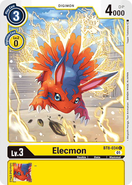 Elecmon [BT8-034] [New Awakening] | Shuffle n Cut Hobbies & Games