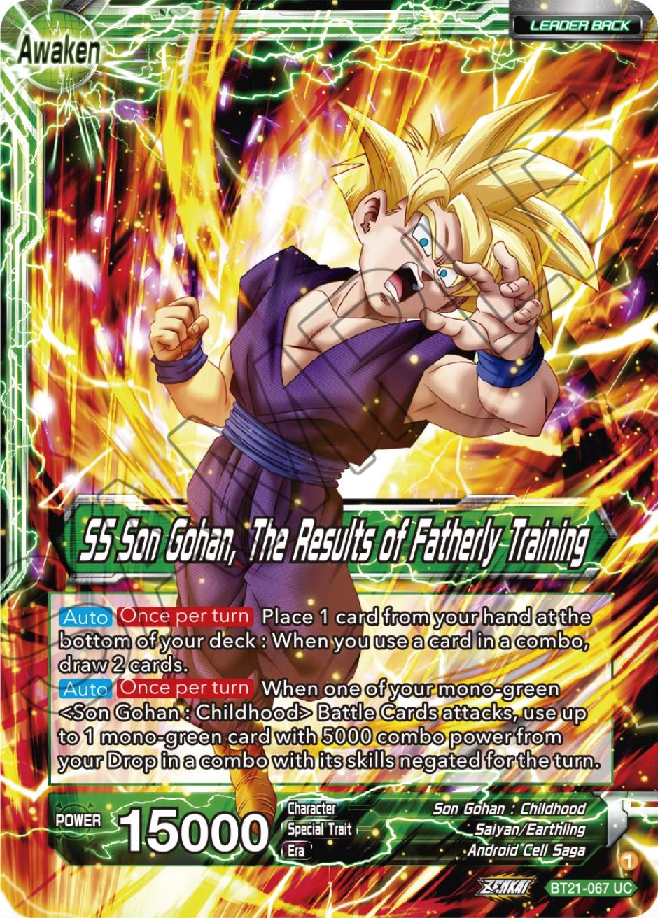 Son Gohan // SS Son Gohan, The Results of Fatherly Training (BT21-067) [Wild Resurgence] | Shuffle n Cut Hobbies & Games