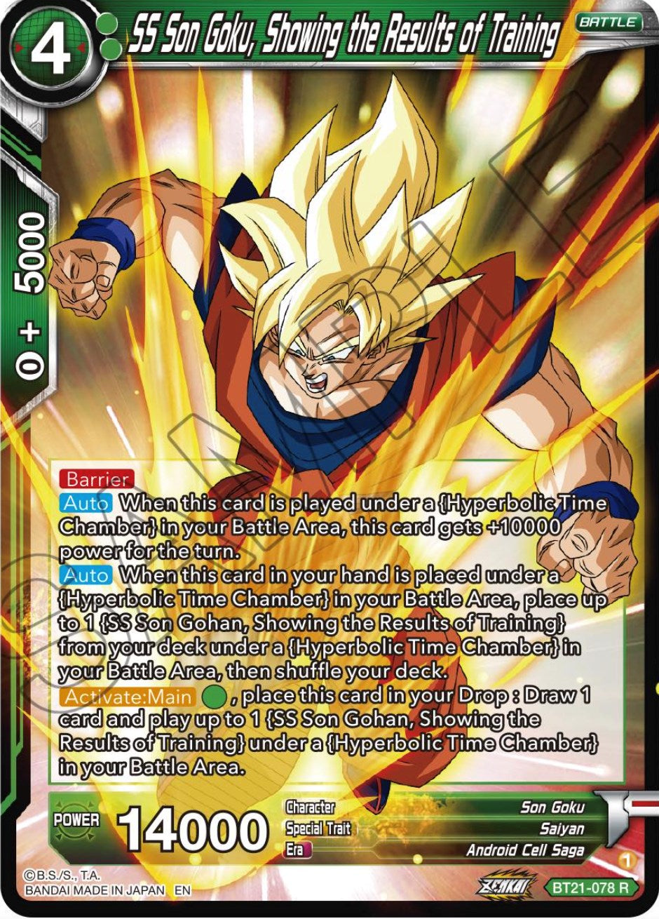 SS Son Goku, Showing the Results of Training (BT21-078) [Wild Resurgence] | Shuffle n Cut Hobbies & Games