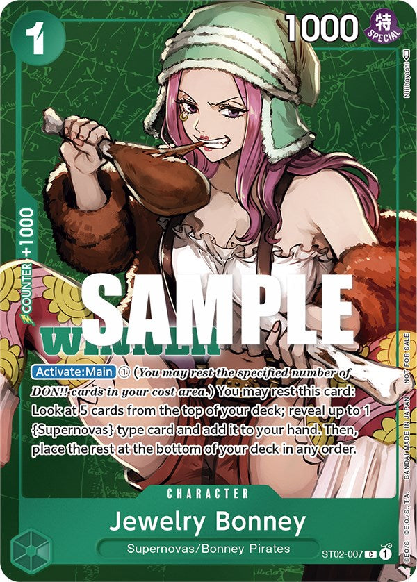 Jewelry Bonney (Tournament Pack Vol. 3) [Winner] [One Piece Promotion Cards] | Shuffle n Cut Hobbies & Games