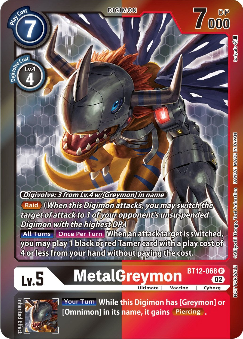 MetalGreymon [BT12-068] (Tamer Party -Special-) [Across Time Promos] | Shuffle n Cut Hobbies & Games