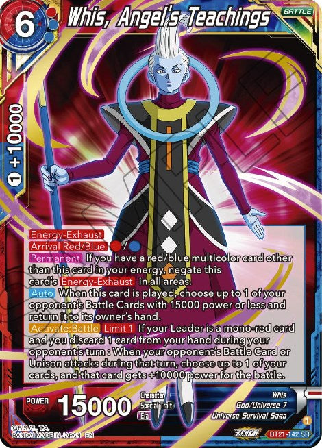 Whis, Angel's Teachings (BT21-142) [Wild Resurgence] | Shuffle n Cut Hobbies & Games