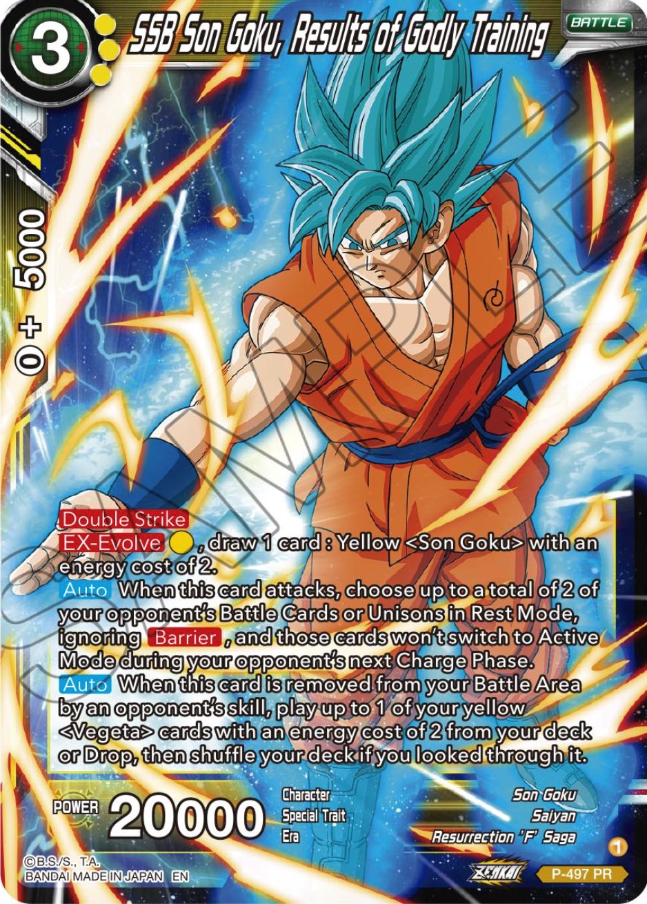 SSB Son Goku, Results of Godly Training (P-497) [Promotion Cards] | Shuffle n Cut Hobbies & Games