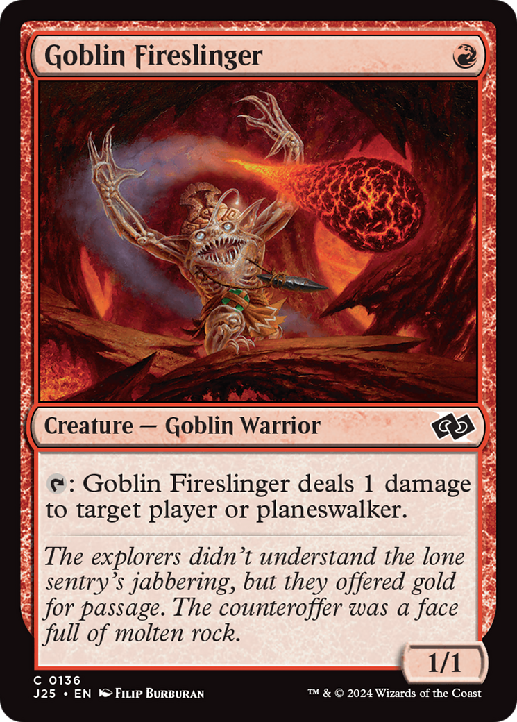 Goblin Fireslinger [Foundations Jumpstart] | Shuffle n Cut Hobbies & Games