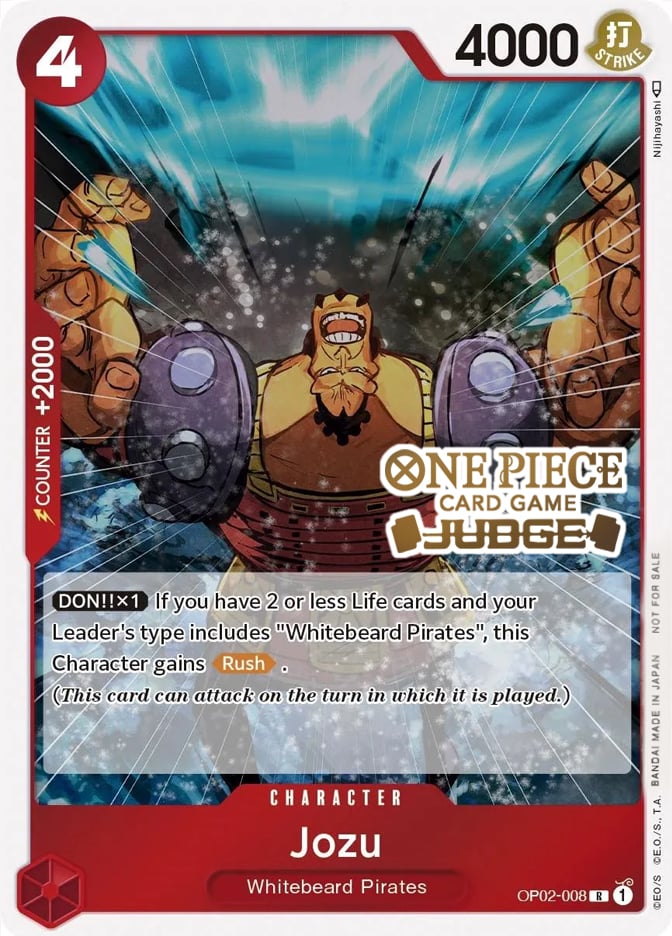 Jozu (Judge) [One Piece Promotion Cards] | Shuffle n Cut Hobbies & Games