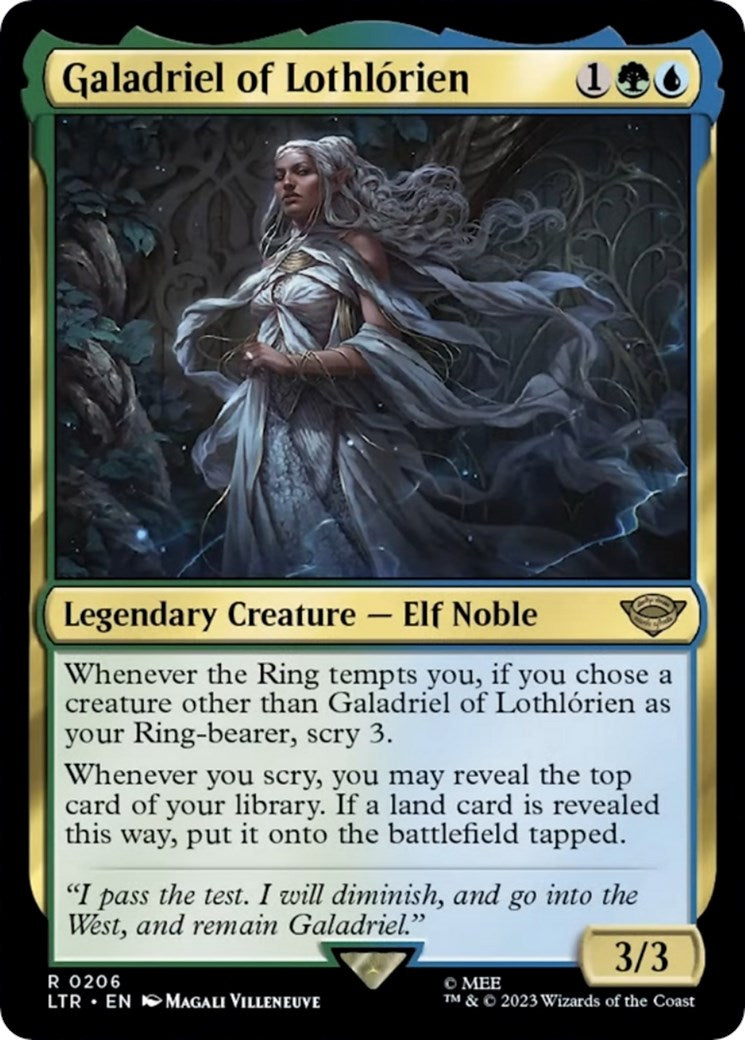 Galadriel of Lothlorien [The Lord of the Rings: Tales of Middle-Earth] | Shuffle n Cut Hobbies & Games