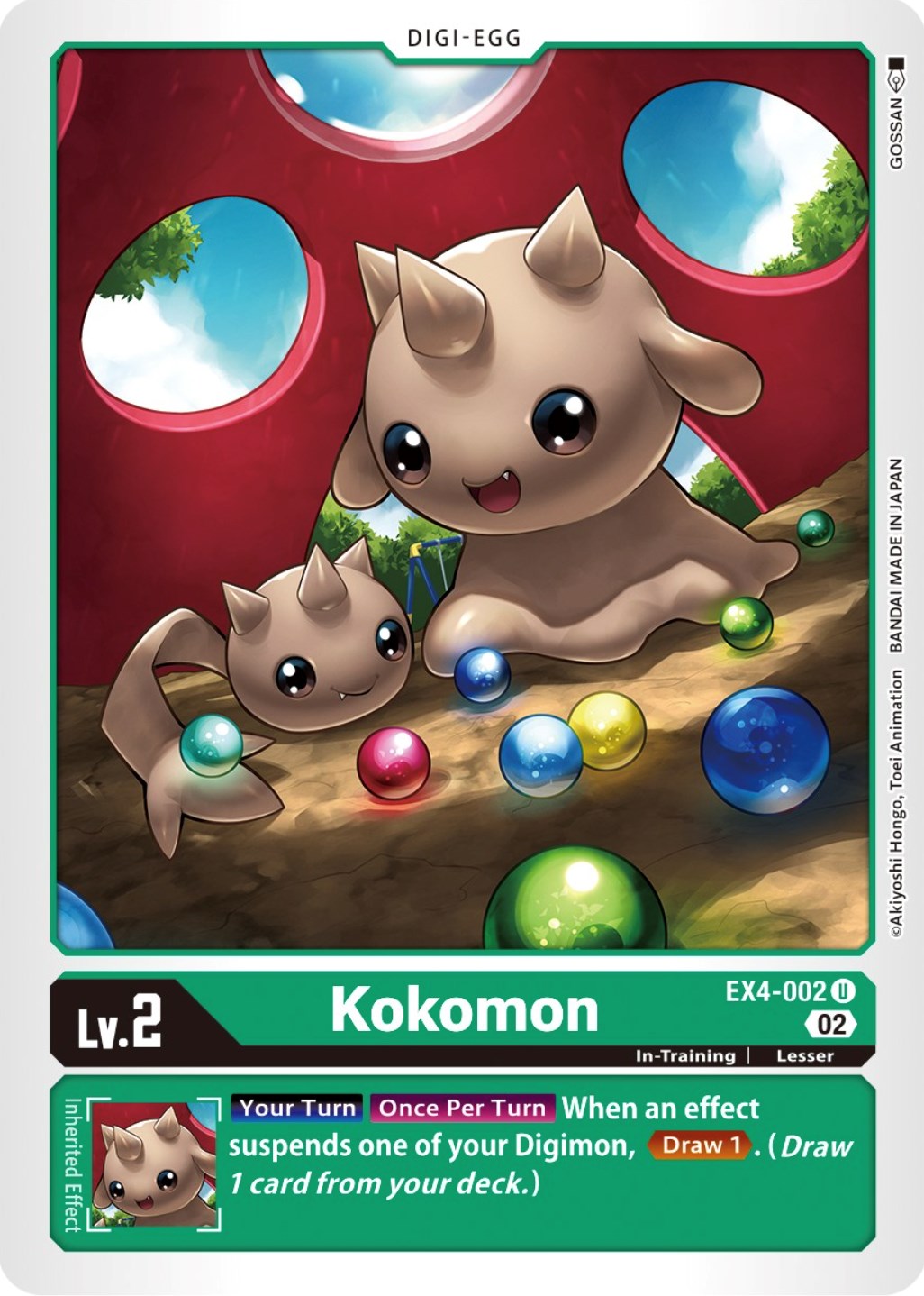 Kokomon [EX4-002] [Alternative Being Booster] | Shuffle n Cut Hobbies & Games