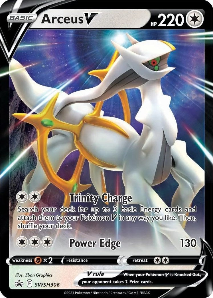 Arceus V (SWSH306) [Sword & Shield: Black Star Promos] | Shuffle n Cut Hobbies & Games