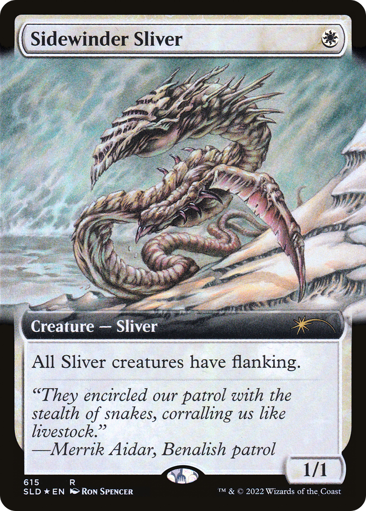 Sidewinder Sliver (Extended Art) [Secret Lair Drop Promos] | Shuffle n Cut Hobbies & Games