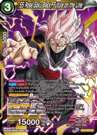 SS Rose Goku Black, Future on the Line (BT16-087) [Realm of the Gods] | Shuffle n Cut Hobbies & Games