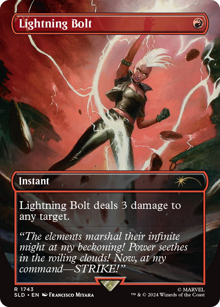 Lightning Bolt (1743) (Rainbow Foil) [Secret Lair Drop Series] | Shuffle n Cut Hobbies & Games