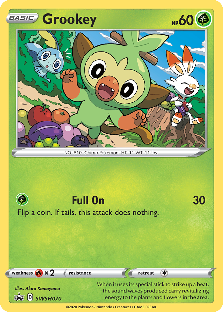 Grookey (SWSH070) [Sword & Shield: Black Star Promos] | Shuffle n Cut Hobbies & Games