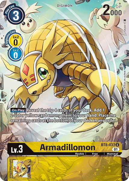 Armadillomon [BT8-033] (Alternate Art) [New Awakening] | Shuffle n Cut Hobbies & Games