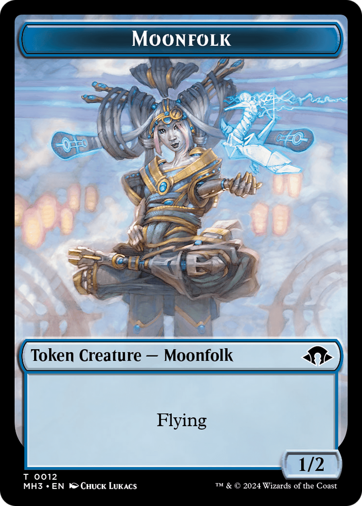 Moonfolk // Energy Reserve Double-Sided Token [Modern Horizons 3 Tokens] | Shuffle n Cut Hobbies & Games