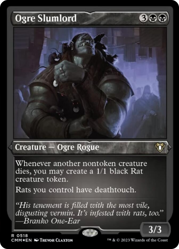 Ogre Slumlord (Foil Etched) [Commander Masters] | Shuffle n Cut Hobbies & Games